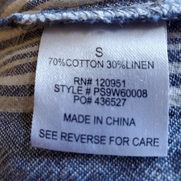 UPCYCLED Upscaled Boho Beach Themed Cotton Linen Capris Size‎ Small Bloomers - Picture 11 of 14